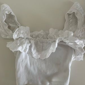 Zara, beachy crop top | XS